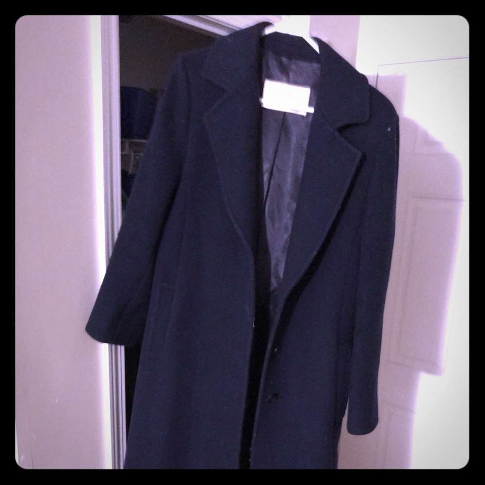 Pendleton long navy pea coat